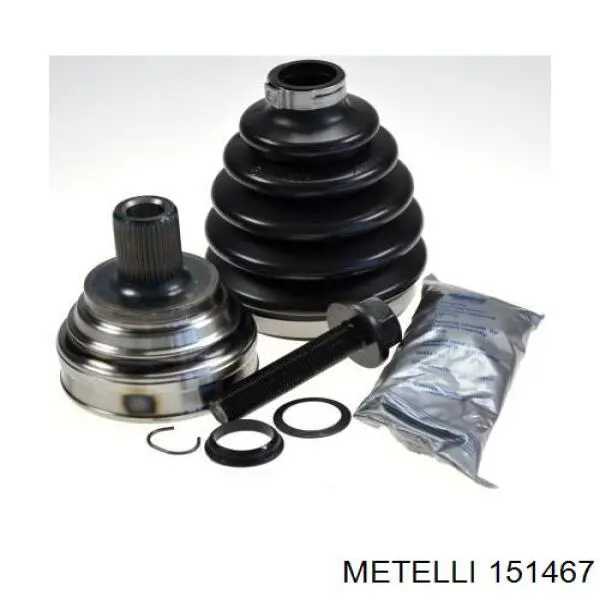151467 Metelli Przegub homokinetyczny przedni zewnętrzny