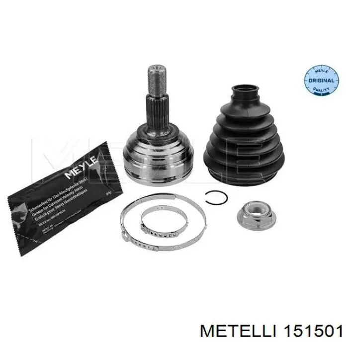 151501 Metelli Przegub homokinetyczny przedni zewnętrzny