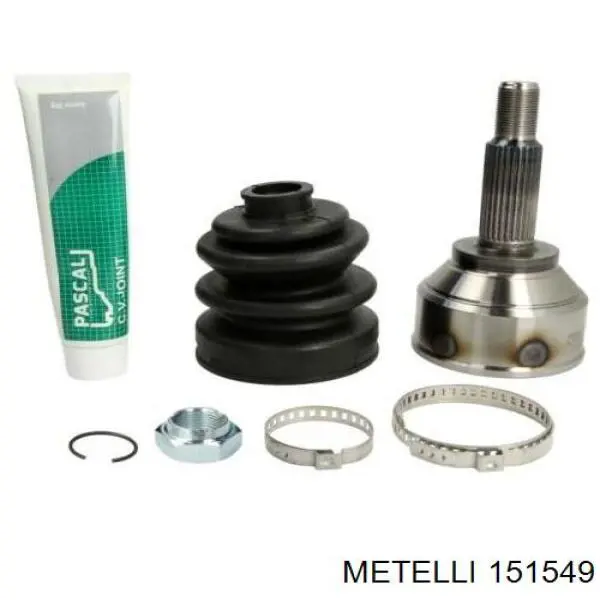 Przegub homokinetyczny przedni zewnętrzny Metelli 151549 cena, od 47,42 USD