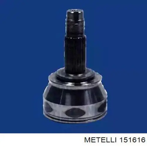 Do koszyka 151616 Metelli Przegub homokinetyczny przedni zewnętrzny