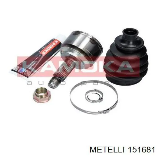 Przegub homokinetyczny przedni zewnętrzny Metelli 151681 cena, od 49,18 USD