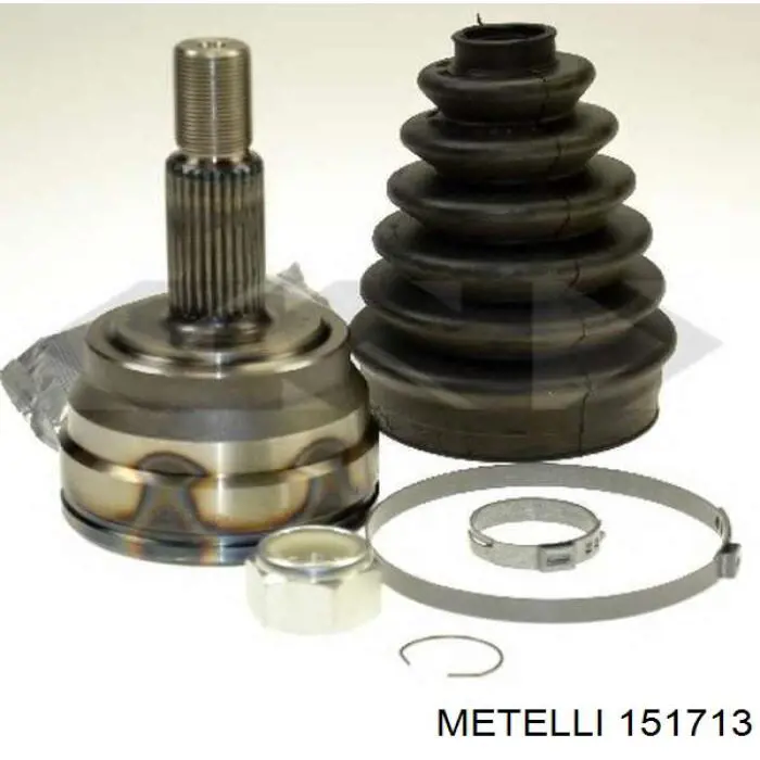 Do koszyka 151713 Metelli Przegub homokinetyczny przedni zewnętrzny