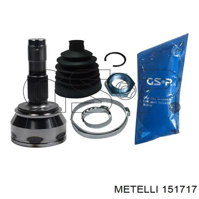 151717 Metelli Przegub homokinetyczny przedni zewnętrzny
