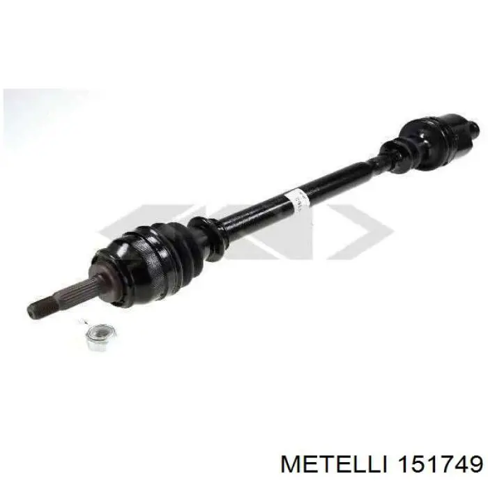 151749 Metelli Przegub homokinetyczny przedni zewnętrzny