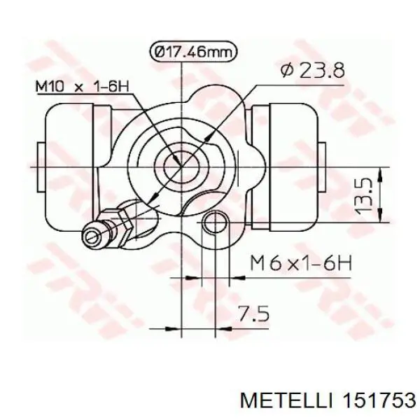 Przegub homokinetyczny zewnętrzny prawy przedni Metelli 151753 cena, od 47,95 USD