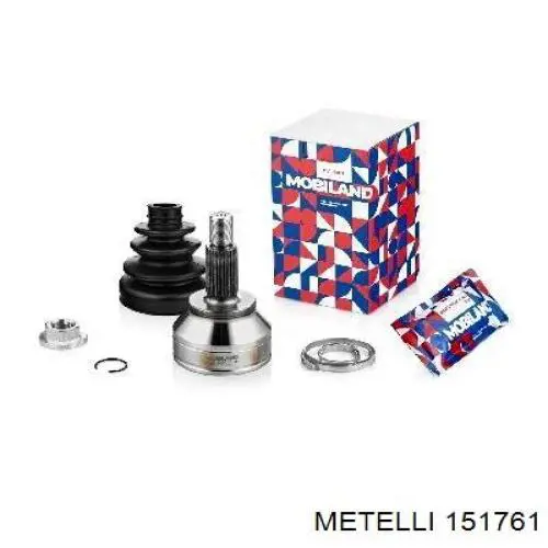 151761 Metelli Przegub homokinetyczny przedni zewnętrzny