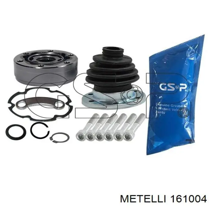 Przegub homokinetyczny przedni wewnętrzny Metelli 161004 cena, od 42,97 USD
