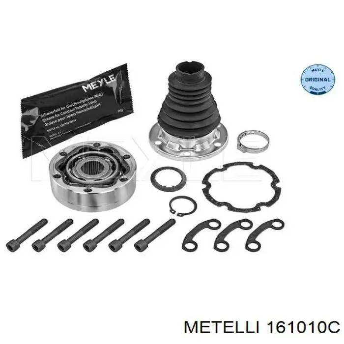 Do koszyka 161010C Metelli Przegub homokinetyczny przedni wewnętrzny