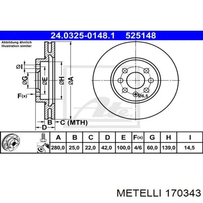 Do koszyka 170343 Metelli Półoś napędowa przednia prawa