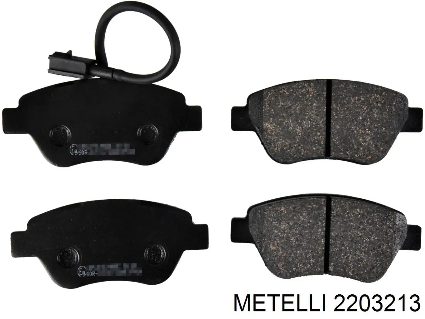Do koszyka 2203213 Metelli Klocki hamulcowe przednie tarczowe