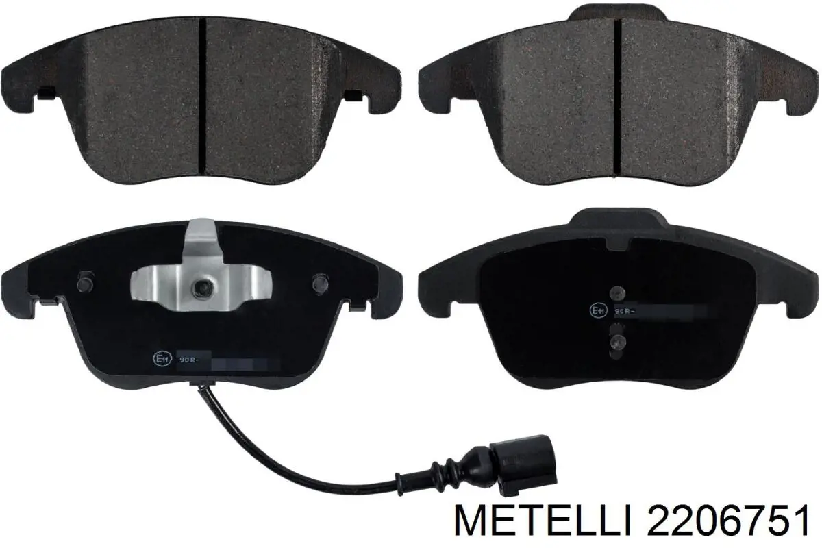 Klocki hamulcowe przednie tarczowe Metelli 2206751 cena, od 33,56 USD