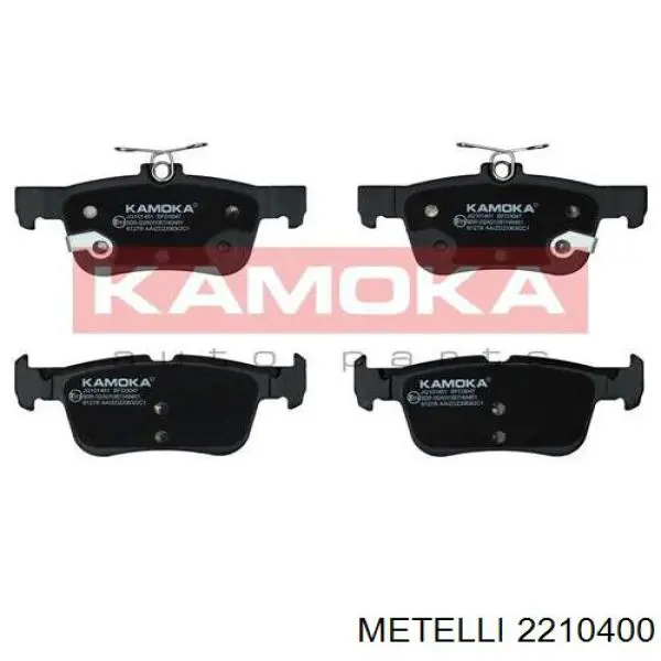 Okładziny (klocki) do hamulców tarczowych tylne Metelli 2210400 cena, od 26,64 USD
