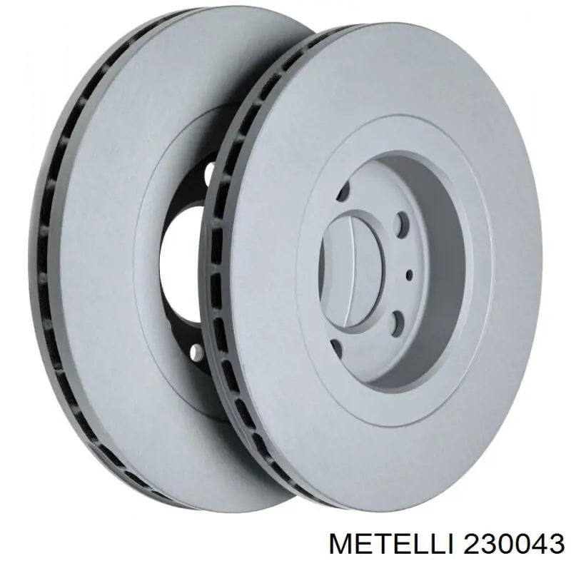230043 Metelli Tarcza hamulcowa przednia
