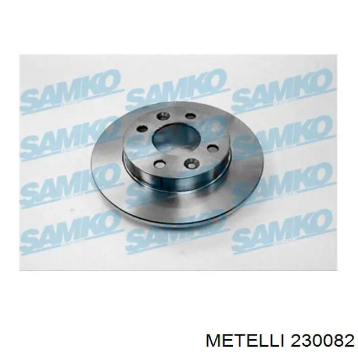 Tarcza hamulcowa przednia Metelli 230082