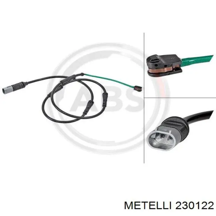 Tarcza hamulcowa przednia 230122 Metelli