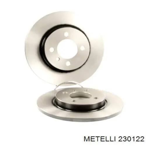 Tarcza hamulcowa przednia Metelli 230122