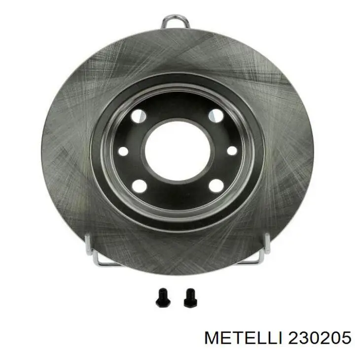 Tarcza hamulcowa przednia 230205 Metelli