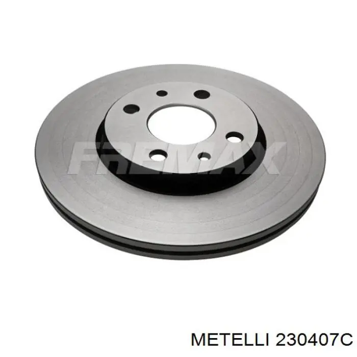 Do koszyka 230407C Metelli Tarcza hamulcowa przednia