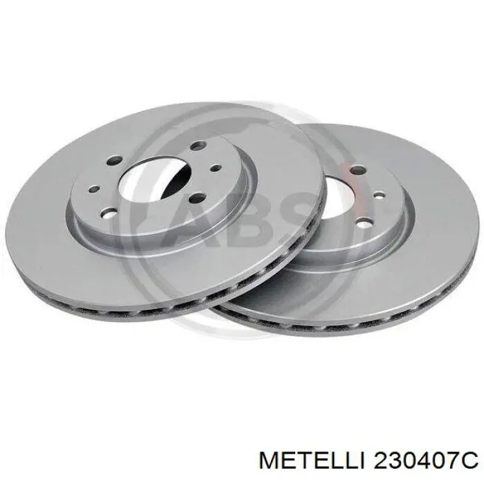 230407C Metelli Tarcza hamulcowa przednia