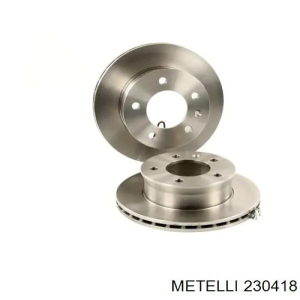 Do koszyka 230418 Metelli Tarcza hamulcowa przednia