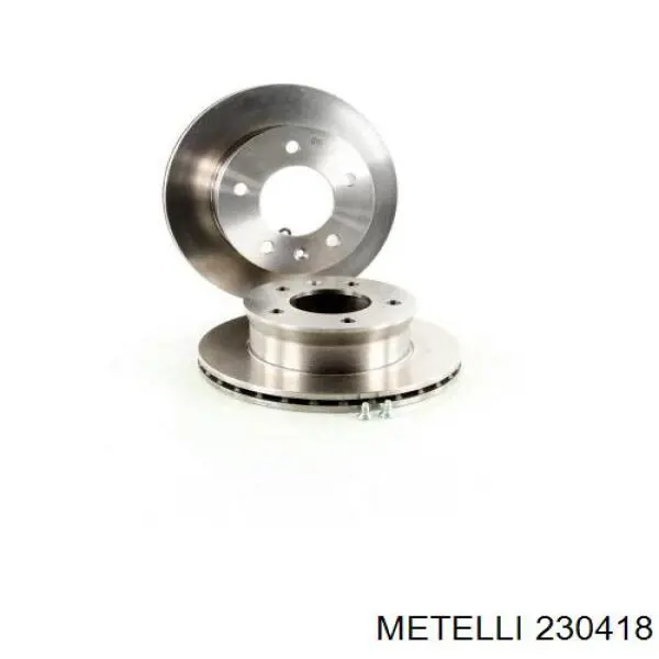 Tarcza hamulcowa przednia Metelli 230418