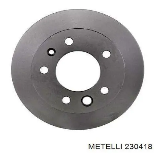 230418 Metelli Tarcza hamulcowa przednia