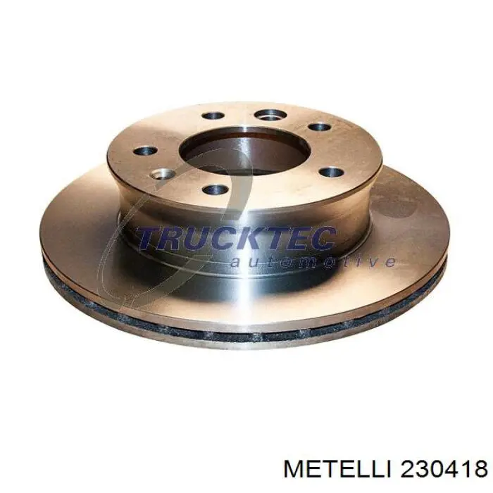 Tarcza hamulcowa przednia Metelli 230418 cena, od 45,63 USD