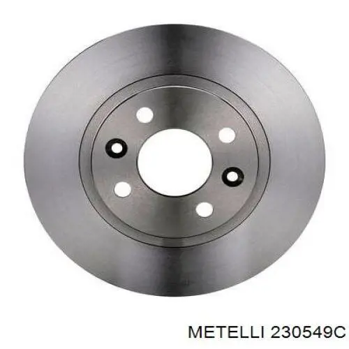 Tarcza hamulcowa przednia 230549C Metelli