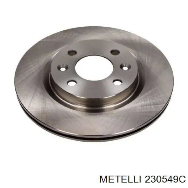 Tarcza hamulcowa przednia 230549C Metelli