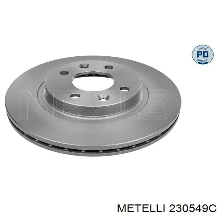 Tarcza hamulcowa przednia Metelli 230549C cena, od 33,61 USD