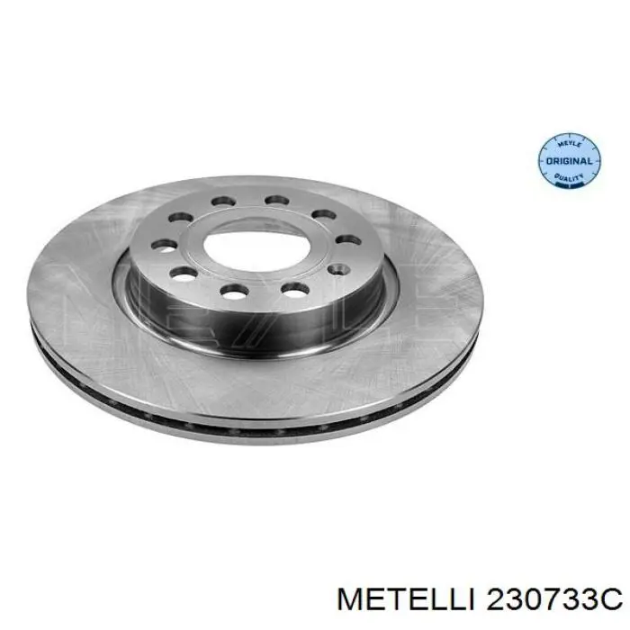 Tarcza hamulcowa przednia Metelli 230733C cena, od 41,85 USD