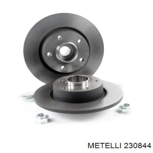 Do koszyka 230844 Metelli Tarcza hamulcowa tylna