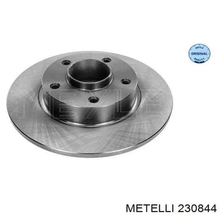 230844 Metelli Tarcza hamulcowa tylna