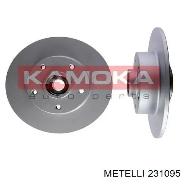 Tarcza hamulcowa tylna Metelli 231095