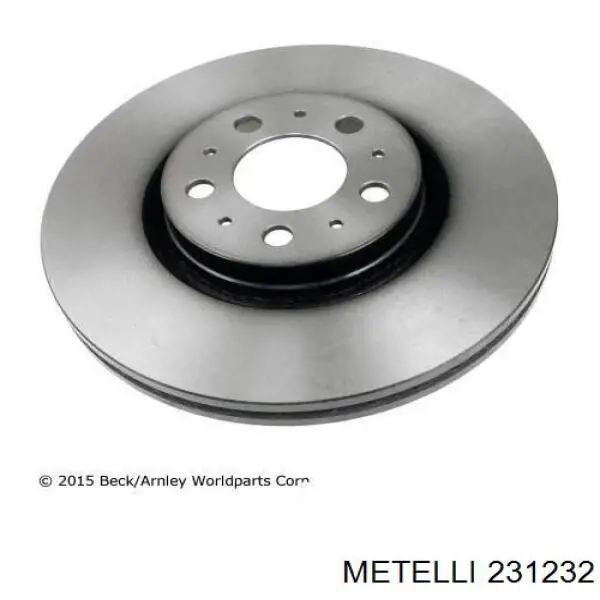 Do koszyka 231232 Metelli Tarcza hamulcowa tylna