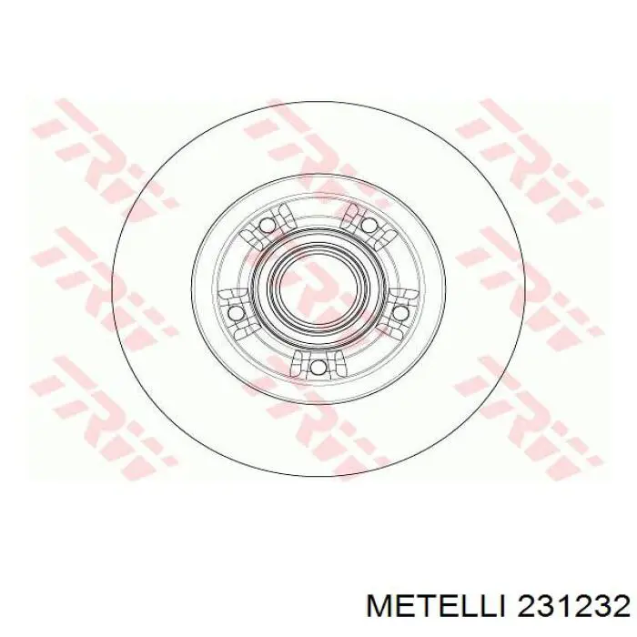 Tarcza hamulcowa tylna Metelli 231232 cena, od 96,50 USD