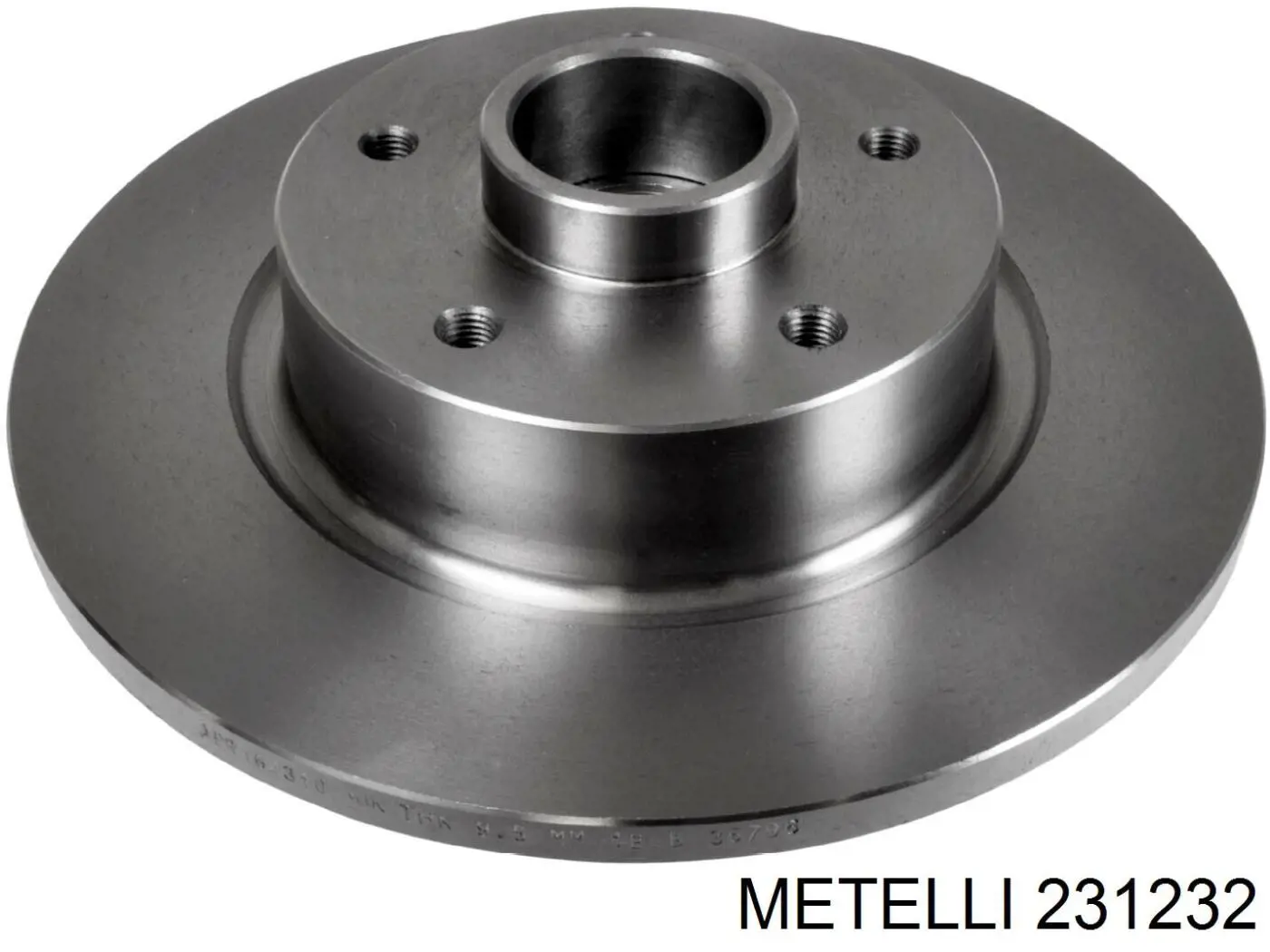 Do koszyka 231232 Metelli Tarcza hamulcowa tylna