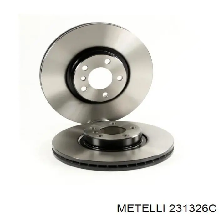 Do koszyka 231326C Metelli Tarcza hamulcowa przednia