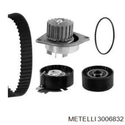 Pasek rozrządu, zestaw Metelli 3006832 cena, od 122,37 USD