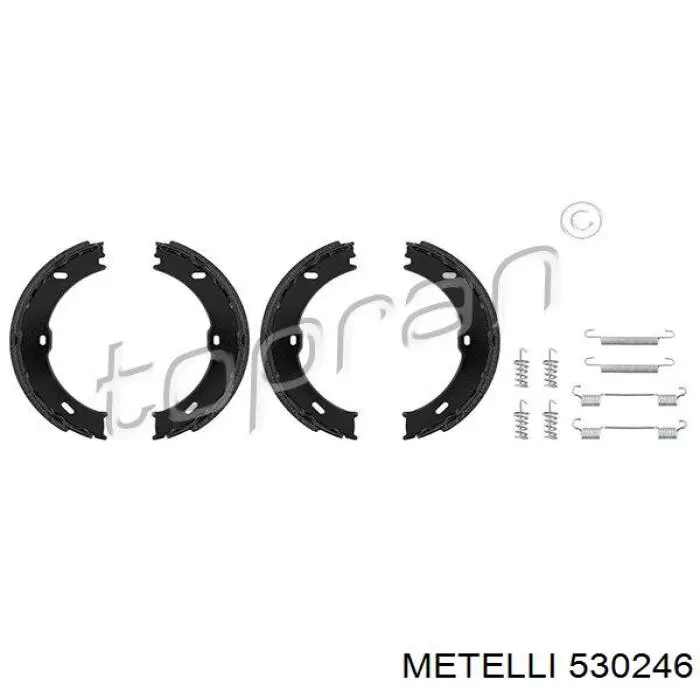 Klocki hamulca ręcznego Metelli 530246 cena, od 25,09 USD