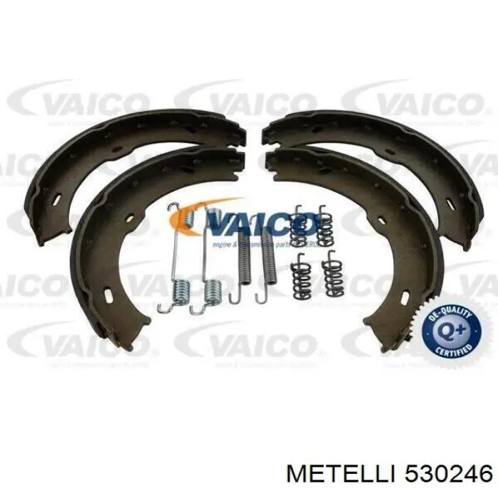 Do koszyka 530246 Metelli Klocki hamulca ręcznego