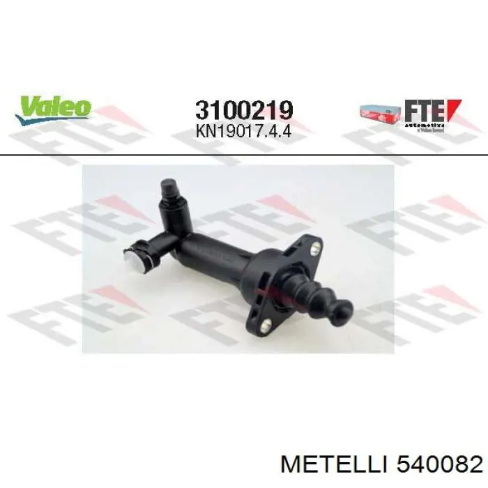Cylinder roboczy sprzęgła Metelli 540082 cena, od 33,13 USD