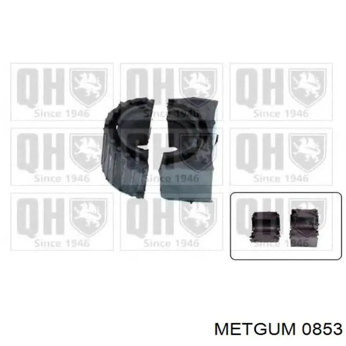 Tuleja stabilizatora przedniego 0853 Metgum