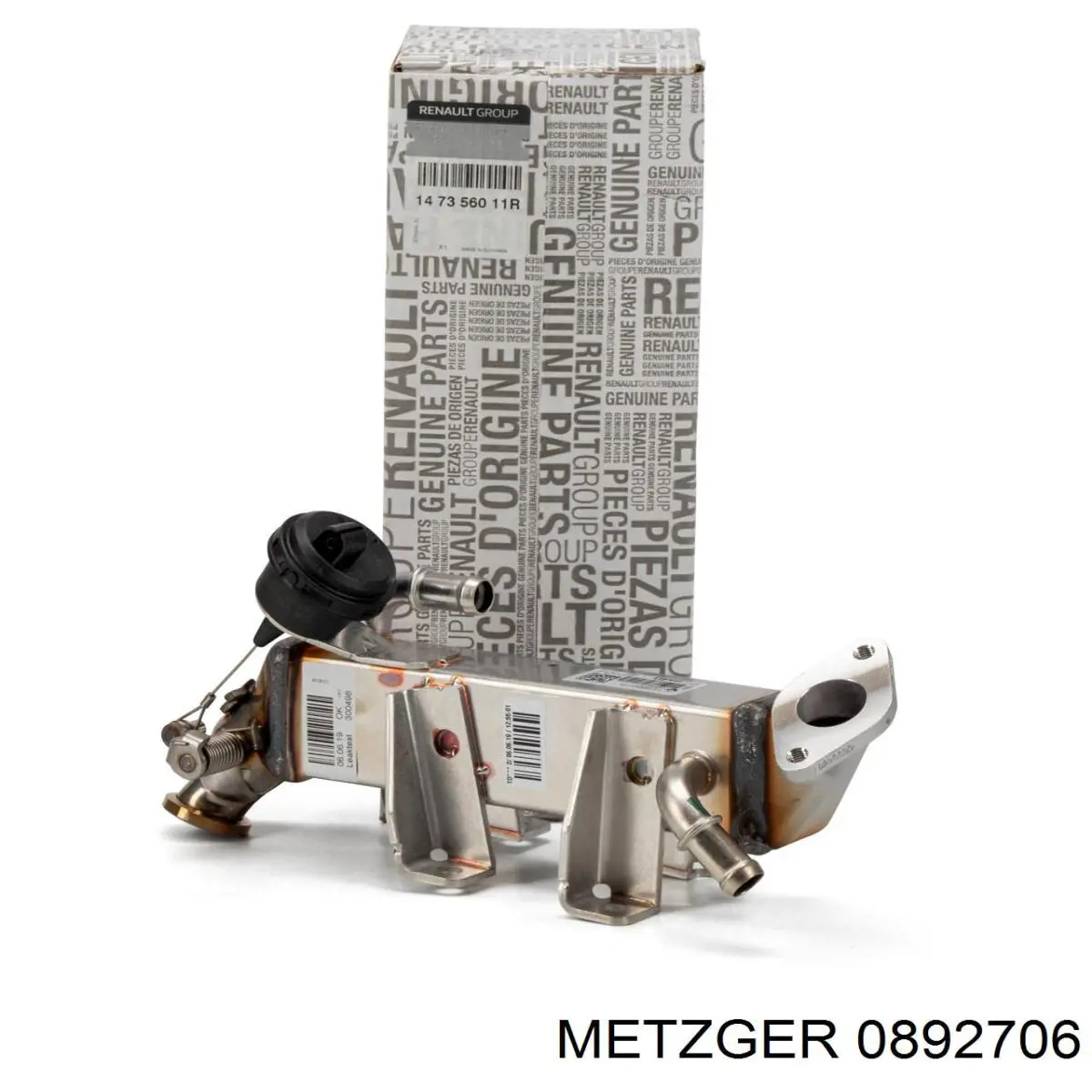 1473500QAB Renault (RVI) Chłodnica układu recyrkulacji spalin EGR