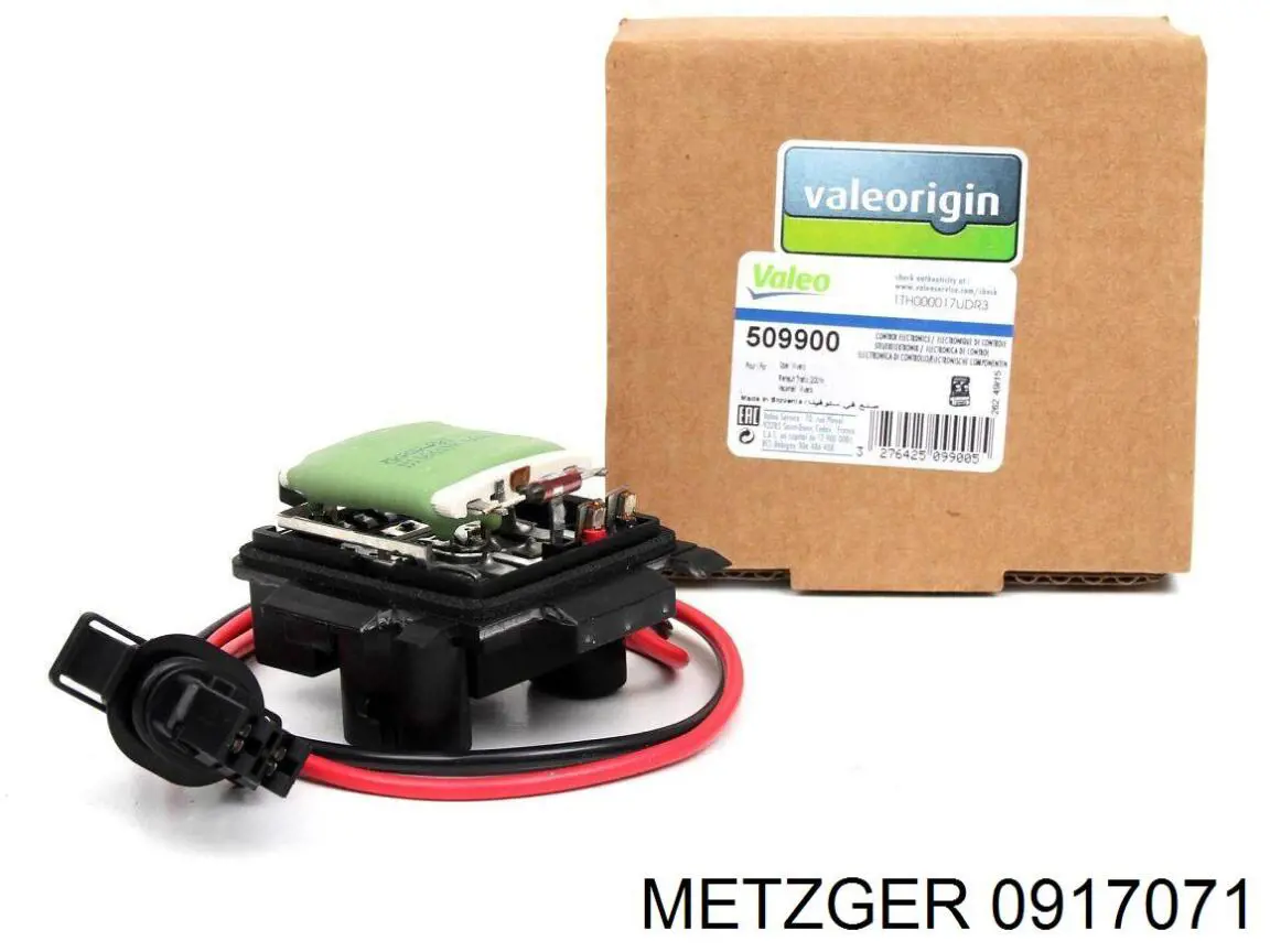 Rezystor wentylatora nagrzewnicy (ogrzewacza kabiny) Polcar 6026KST2