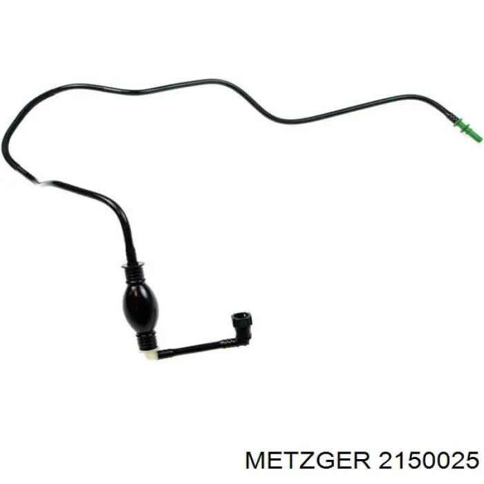 Rurka paliwa, od zbiornika do filtra paliwa Metzger 2150025 cena, od 41,24 USD