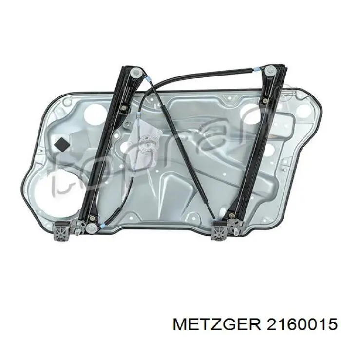 Do koszyka 2160015 Metzger Mechanizm podnoszenia szyby drzwi przednich lewych