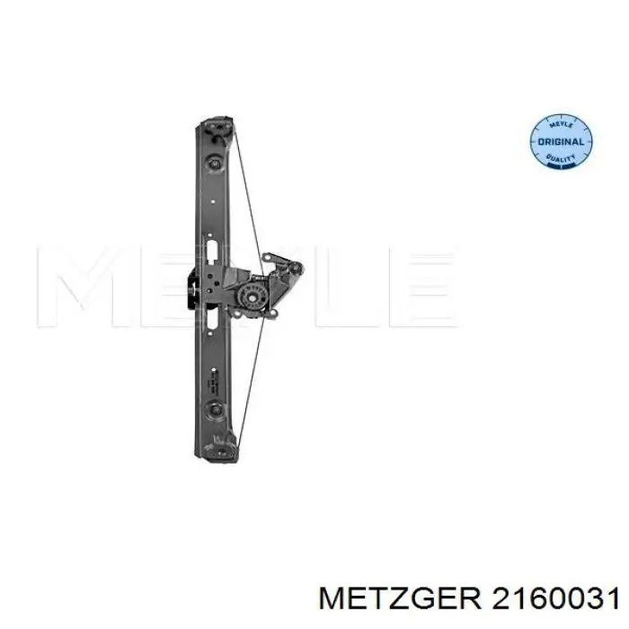 Mechanizm podnoszenia szyby drzwi tylnych lewych 8200717 BMW