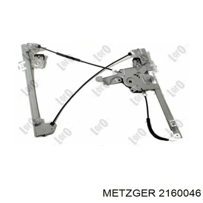 Do koszyka 2160046 Metzger Mechanizm podnoszenia szyby drzwi przednich lewych