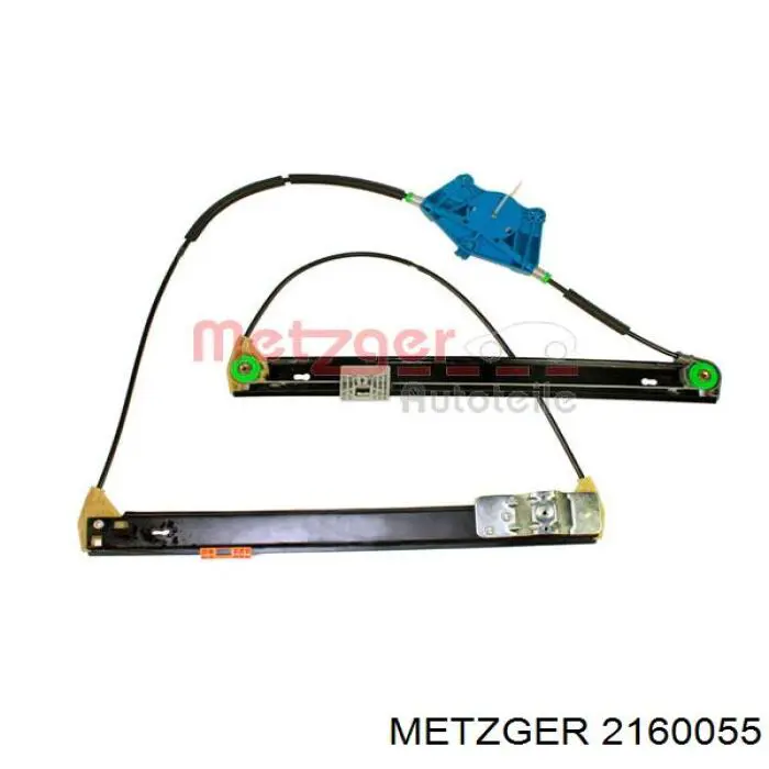 Do koszyka 2160055 Metzger Mechanizm podnoszenia szyby drzwi przednich prawych